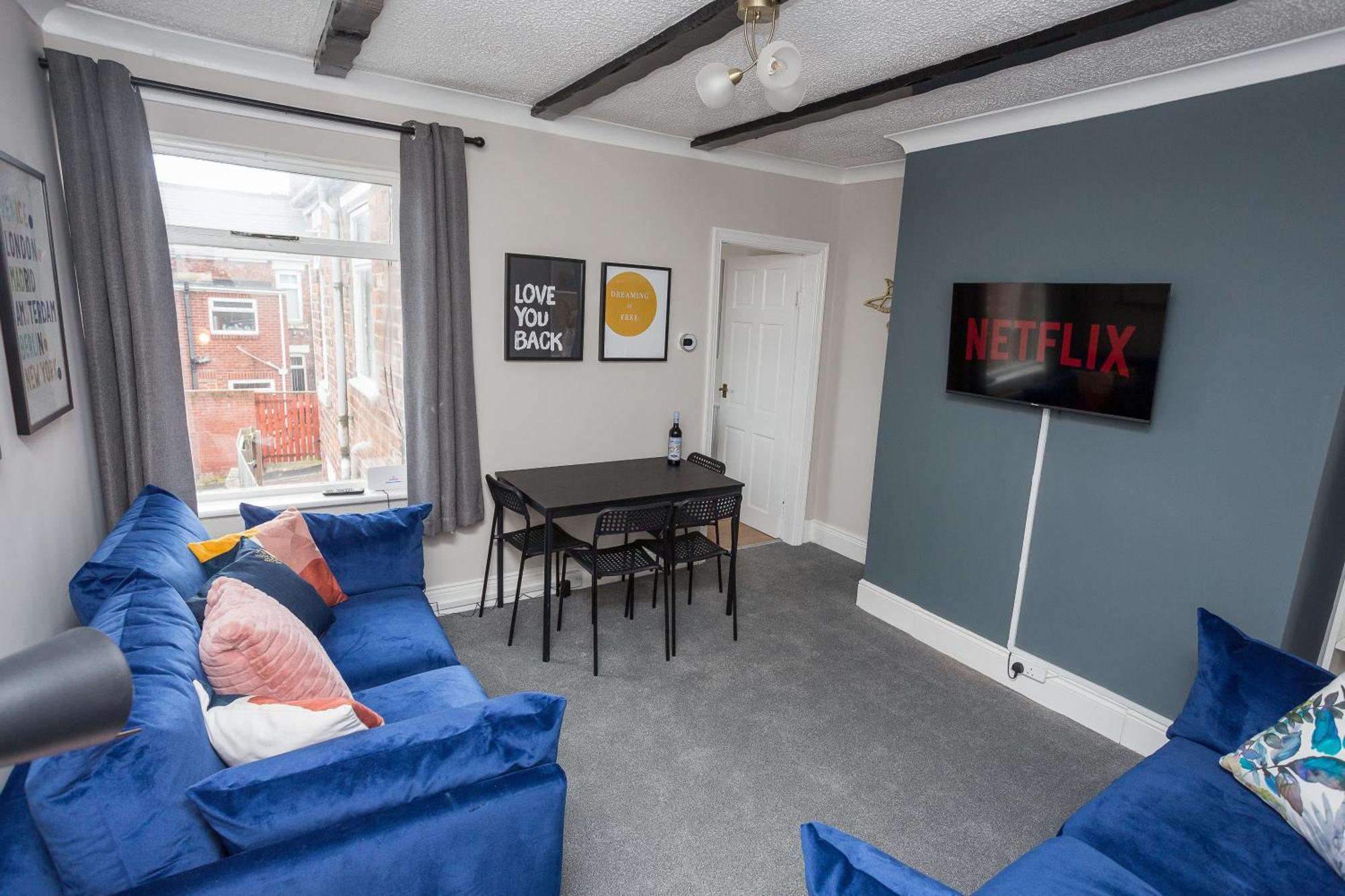 Вілла The Avenue-3 Bed Sleeps 6 Great For Contractors Ґейтсгед Екстер'єр фото